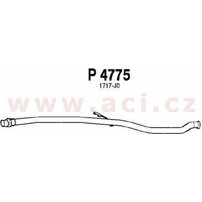 Střední díl výfuku FENNO/IMASAF ACI V P4775