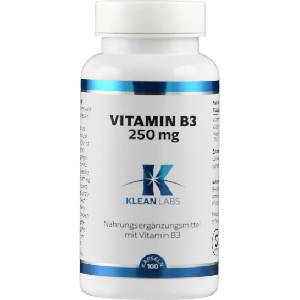 KLEAN LABS Витамин В3 250 mg - 100 капсули