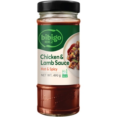 Bibigo Kuracia a jahňacia omáčka Hot & Spicy 490 g exp. 21.05.2026