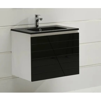 Inter Ceramic Конзолен PVC шкаф ICP 6555 B "ЕНИЯ", Inter Ceramic, с умивалник, 65x46x55см (6555 B)