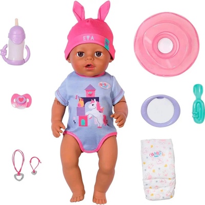 Zapf Creation BABY born Eva Click & Play 43 cm s kúzelnou rukou a doplnkami
