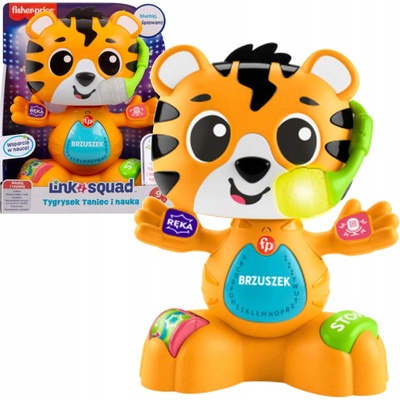 Fisher-Price Link Squad Tiger Tanec a učenie Interaktívna hračka HYL33