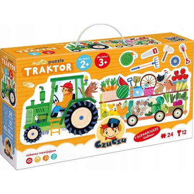 CzuCzu Moto Moto Traktor 24 dílků
