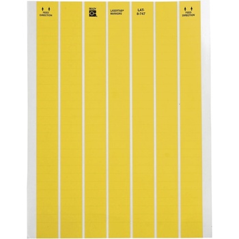Brady LAT-8-747-10-YL / 029790, LaserTab Laser Printable Labels, 25.40 mm x 9.53 mm (29790)