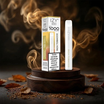 IZY VAPE IZY ONE+ Rich Tobacco 18 mg 1000 potáhnutí