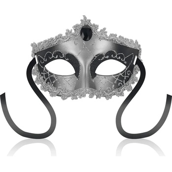Image 1 of OhMama Masks Black Diamond Eyemask Grey