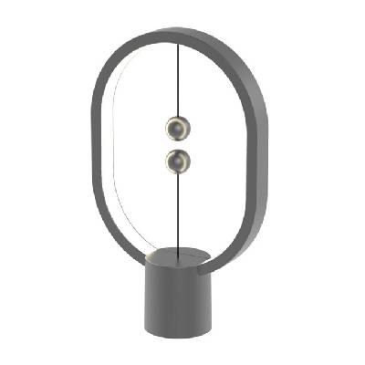 LED настолна лампа Allocacoc HENG Balance Lamp Mini DH0098DG, 3W, 5V, 175 lm, USB-C, 1м. кабел, сив (DH0098DG/HBLEMN)