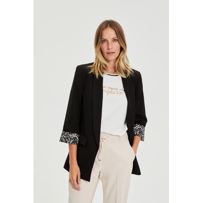Moodo Сако с декоративни маншети черно Moodo Moodo | Cheren | ЖЕНИ | XXL