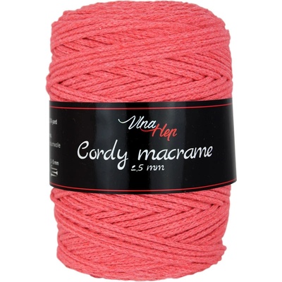 Cordy 2,5 mm Macrame New 8006 melounová