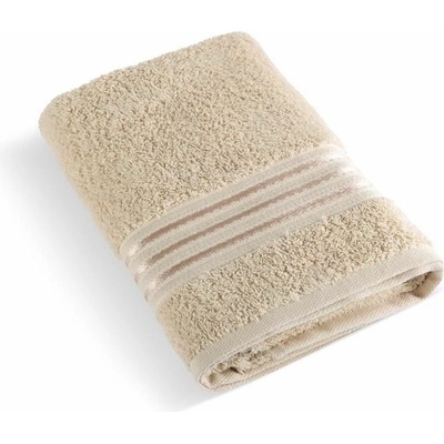 Bellatex Froté ručník a osuška kolekce Linie - Ručník L/715 - 50 x 100 cm - tmavě béžová