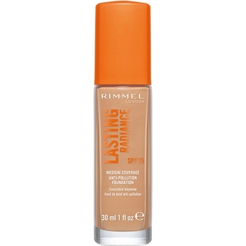 Rimmel Rozjasňujúci make-up Lasting Radiance SPF25 Anti-Pollution Foundation 010 Light Porcelain 30 ml
