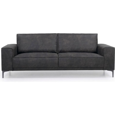 Scandic pohovka z imitácie kože 224 cm Copenhagen Antracitová