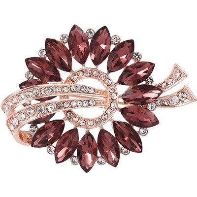 Amparo Miranda Brošňa Flower AM3129 purpurová