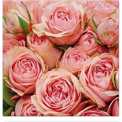 TaT ubrousky Lots of Roses 33x33cm