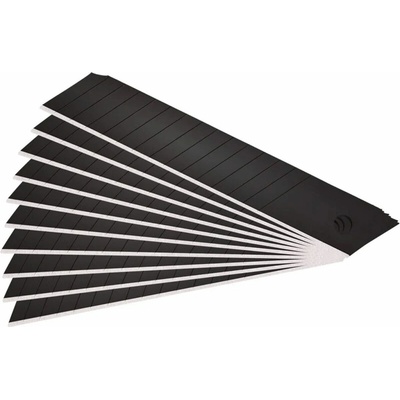 Fortum 4780008 | Brity olamovacie do univerzálneho noža, 10ks, 18x0,5mm, 14 segmentov, čierne, SK2