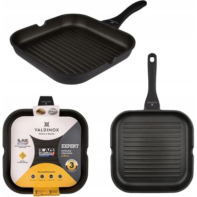 Valdinox Grilovací pánev Expert 28 cm s nepřilnavým povrchem