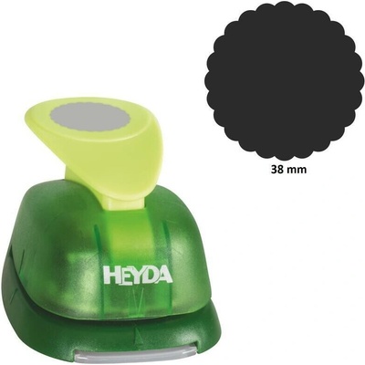 Heyda ozdobná děrovačka XL vlnitý kruh 38 mm – Zboží Dáma