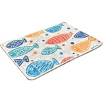 Foutastic Изтривалка за баня с мотив на цветни риби Colour Fish, 60 x 40 cm - Foutastic (359CHL1286)