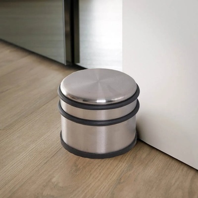 Тежък метален стопер за врата с гумени пръстени (1179499)