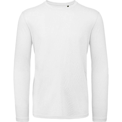 B&C Inspire LSL T Men s dlouhým rukávem bílá