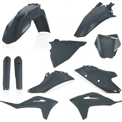 Acerbis plastový full kit sa hodí pre GASGAS EX300/EXF250/350/450/MC125/MCF250/450 21- šedá metallic