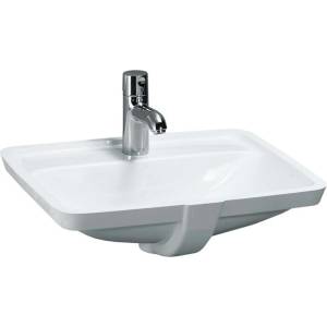 Laufen Pro A - Умивалник, 49x36 см, без отвор за смесител, с LCC, бял H8119664001091 (H8119664001091)