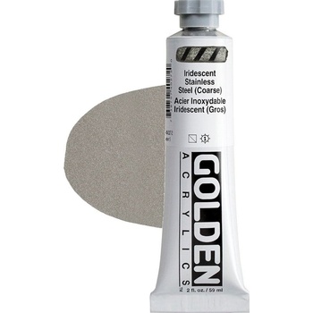 Golden Artist Colors Heavy Body АКРИЛНА боя Iridescent Stainless Steel (Coarse) 59 ml 1 бр (0004027-2)