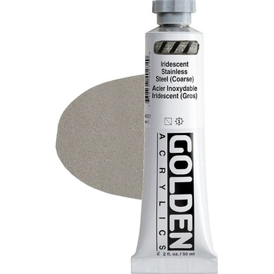 Golden Artist Colors Heavy Body АКРИЛНА боя Iridescent Stainless Steel (Coarse) 59 ml 1 бр (0004027-2)
