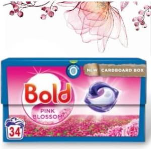  Bold All in One Lenor Pink Blossom Капсули за пране 34бр (3358)
