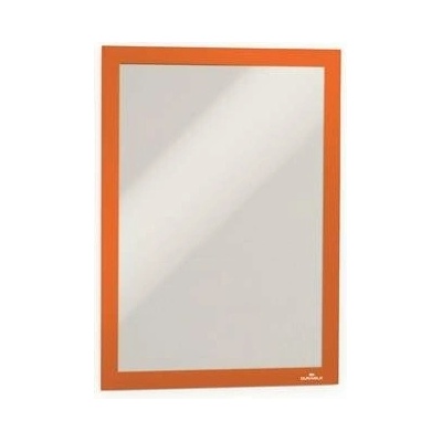 Informačný panel, A4, samolepiaca zadná strana, DURABLE DURAFRAME, oranžový