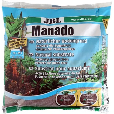 JBL manado - Натурален субстрат за филтрация на водата и подхранване растежа на растенията в аквариума 3л