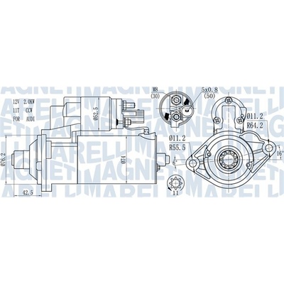 Startér MAGNETI MARELLI 063721512010
