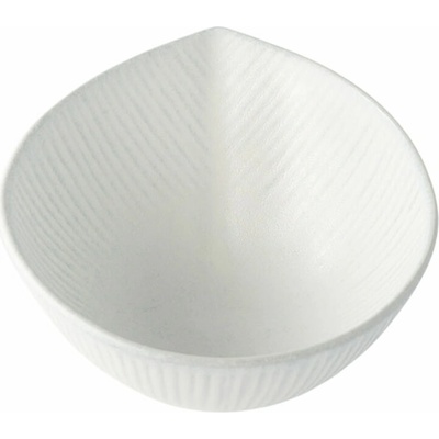 MIJ Miska na omáčku SNOW LEAF keramika biela 9 cm 100 ml