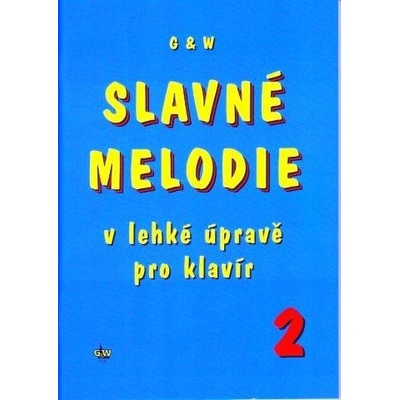 Slavné melodie 2 v lehké úpravě pro klavír + CD 1481071