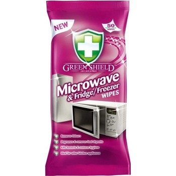 Green Shield Microwave & Fridge vlhčené ubrousky na mikrovlnné trouby 50 ks