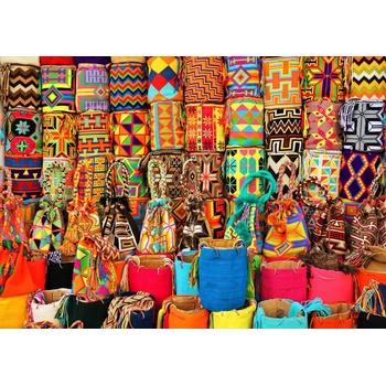 Image 1 of Bluebird Puzzle - Puzzle Colorful Baskets - 1 500 piese