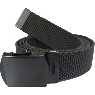 Opasek NYLON s černou přezkou černý