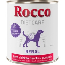 Rocco Diet Care Renal hovädzie s kuracími srdiečkami a tekvicou 24 x 0,8 kg