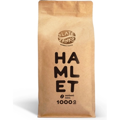 Zlaté Zrnko Hamlet Zmes arabika 50% a robusta 50% VÝRAZNÝ 1 kg