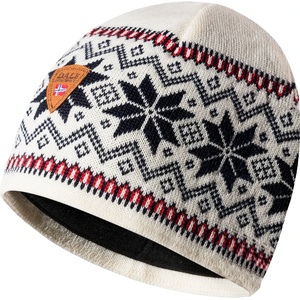Dale of Norway Зимна шапка (beanie) Dale of norway Garmisch Hat Beanie - Off White / Navy / Raspberry - размер One Size (204-3013-1111)