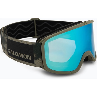 Salomon Скиорска маска Salomon Aksium 2.0 S olive night/ml mid blue