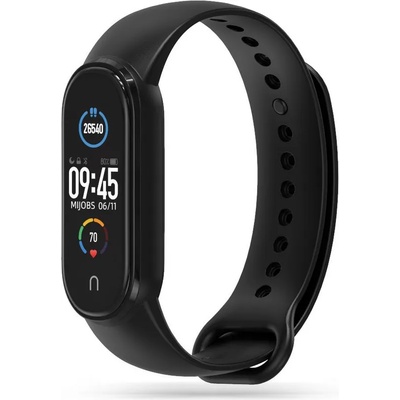 Tech-Protect Силиконова каишка за Xiaomi Mi Smart Band 5 / 6 / 7 / NFC от Tech-Protect IconBand - черна (9589046923166) - 1006