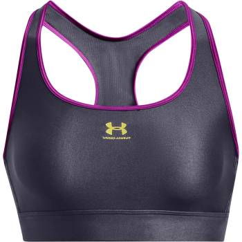 Under Armour HeatGear Armour Mid Padless Sports Bra Womens - TemperedSteel