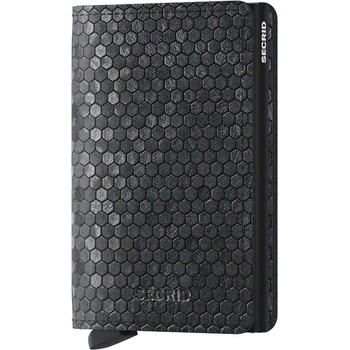 Image 1 of Secrid Кожен портфейл Secrid Slimwallet Hexagon Black (SHe.Black)