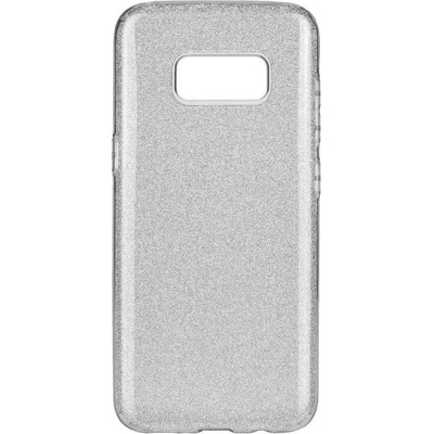 Forcell Блестящ Силиконов Калъф за Samsung S6, Forcell Shining Case, Сребрист (5901737411464)