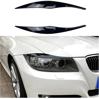 Вежди за фарове bmw e90 (2005-2012) - черни гланц (a-bmw-0189)