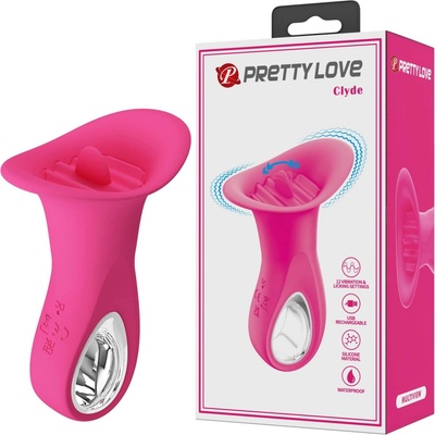 Pretty love clyde oral vibrator vibrating tongue 12 vibrations