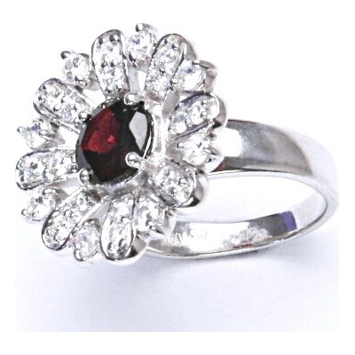 Čištín stříbrný přírodní granát 4485