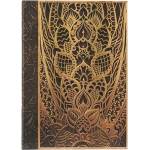 Paperblanks Тефтер The Chanin Rise, Midi, широки редове, твърда корица, 72 листа (PB9604-7)