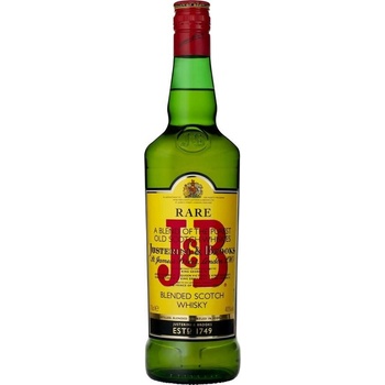 J&B Rare 40% 0,7 l (čistá fľaša)